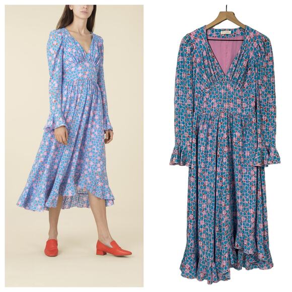 Stine Goya Freesia Dress - Star Dot Print - XS - Picture 1 of 16